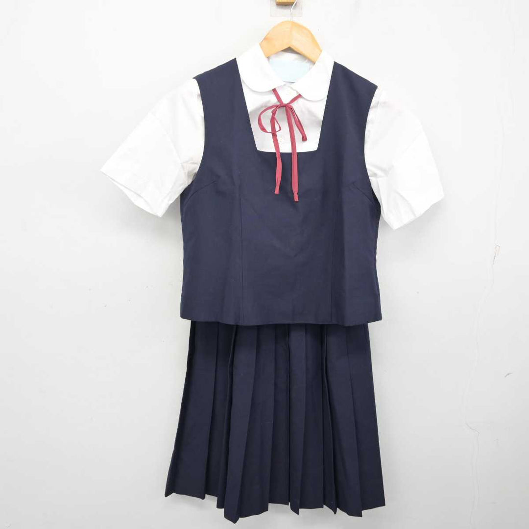 【中古】東京都 江戸川区立小岩第三中学校 女子制服 4点 (シャツ・ベスト・スカート) sf079901 | 中古制服通販パレイド