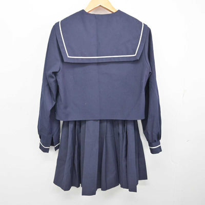 【中古】大阪府 熊取南中学校 女子制服 2点 (セーラー服・スカート) sf079909