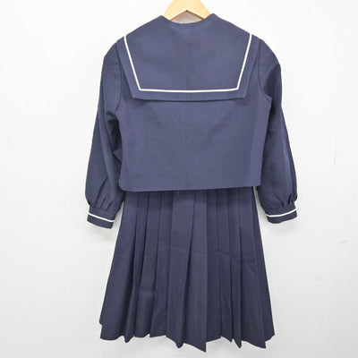 【中古】大阪府 熊取南中学校 女子制服 2点 (セーラー服・スカート) sf079910