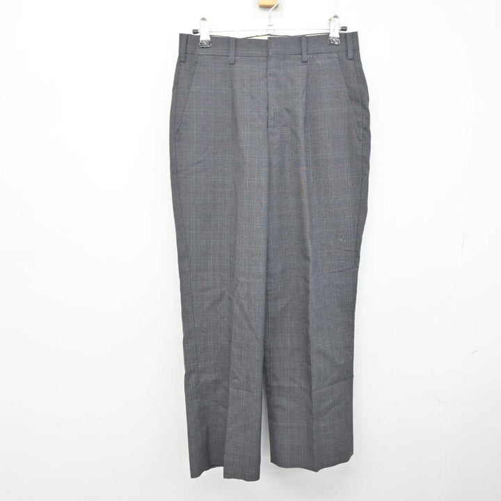 中古】大阪府 久米田高等学校 男子制服 2点 (シャツ・ズボン