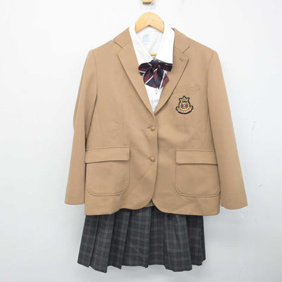 【中古】愛知県 安城農林高等学校 女子制服 4点 (ブレザー・シャツ・スカート) sf079917