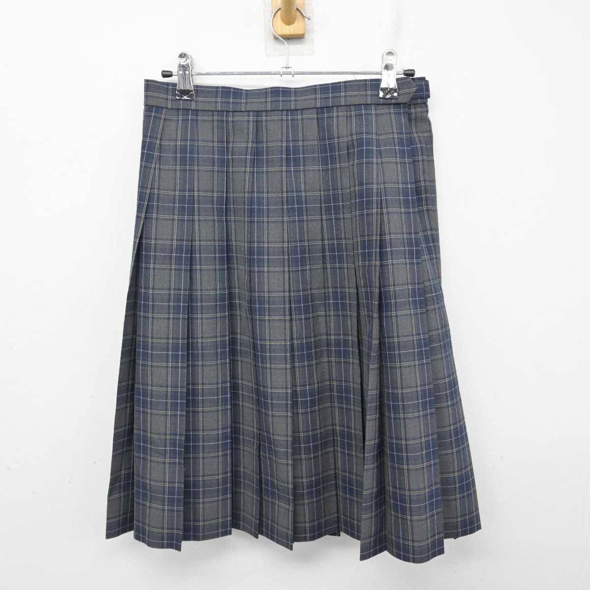 【中古】埼玉県 寄居城北高等学校 女子制服 2点 (ベスト・スカート) sf079936