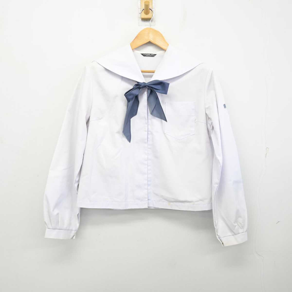 【中古】富山県 速星中学校 女子制服 4点 (セーラー服・セーラー服) sf079964