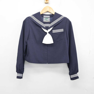 【中古】静岡県 浜松市立入野中学校 女子制服 3点 (セーラー服・スカート) sf079969