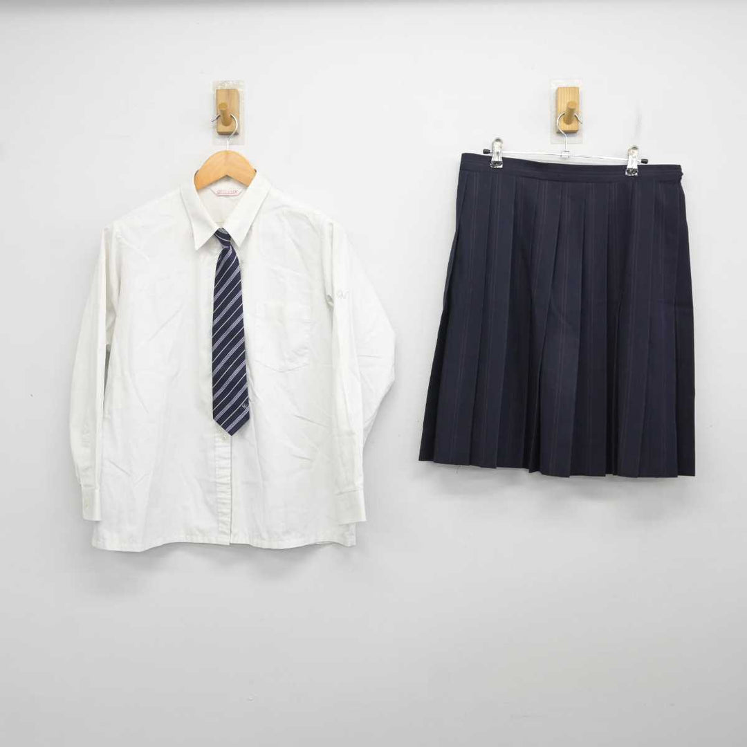 【中古】東京都 大妻中野高等学校 女子制服 4点 (ブレザー・シャツ・スカート) sf079980