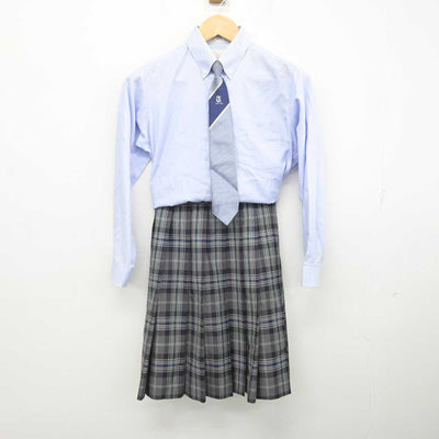 【中古】大阪府 槻の木高等学校 女子制服 4点 (ブレザー・シャツ・スカート) sf079985