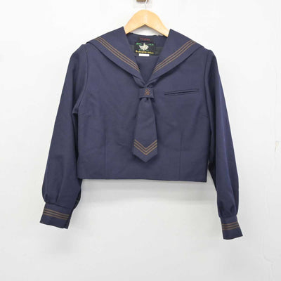 【中古】千葉県 南流山中学校 女子制服 3点 (セーラー服・ジャンパースカート) sf079986