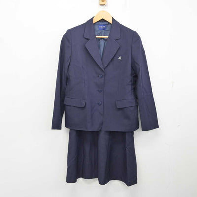 【中古】埼玉県 蕨高等学校 女子制服 4点 (ブレザー・ニット・スカート) sf079988