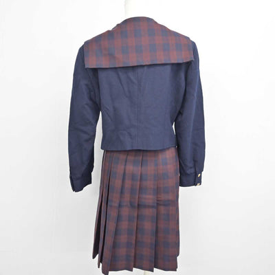 【中古】岡山県 就実中学校 女子制服 2点 (ブレザー・スカート) sf079994