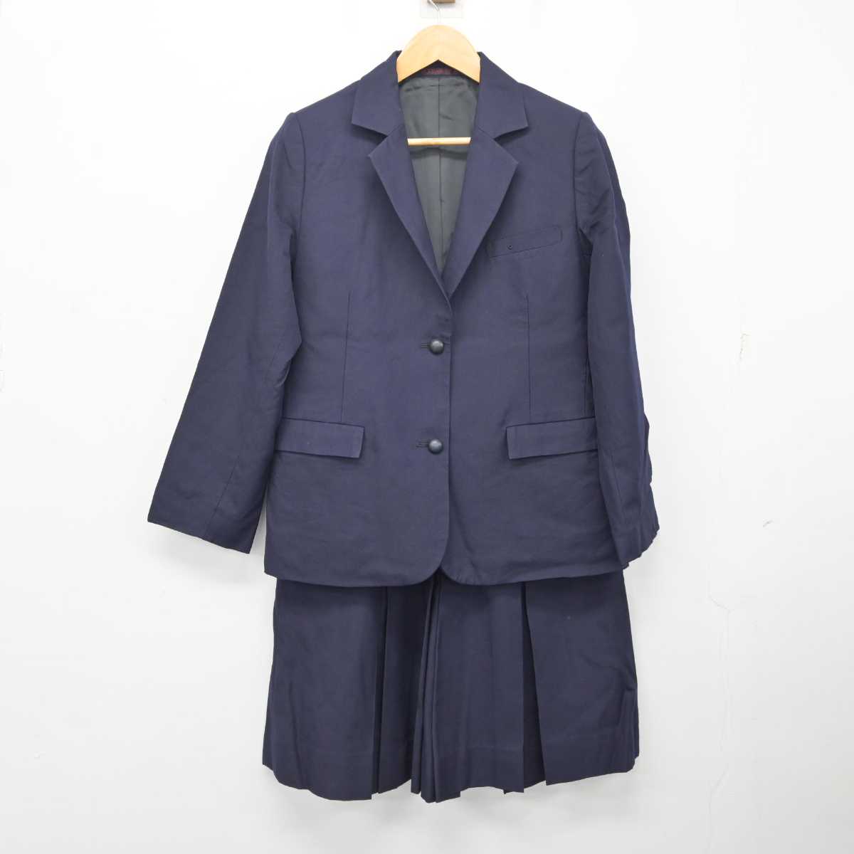 【中古】奈良県 桜井高等学校 女子制服 3点 (ブレザー・ベスト・スカート) sf080002