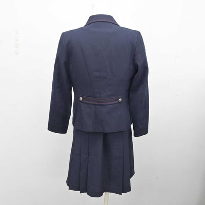 【中古】広島県 広島女学院中学高等学校 女子制服 3点 (ブレザー・ニット・ジャンパースカート) sf080009