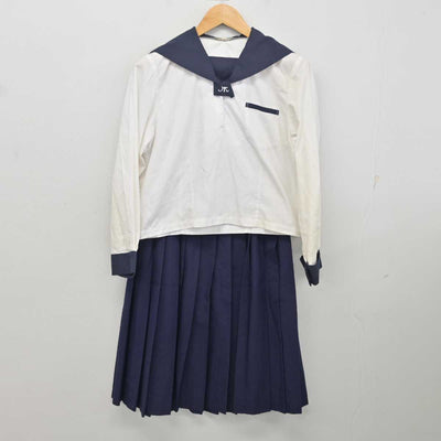 【中古】岩手県 奥州市立水沢中学校 女子制服 2点 (セーラー服・スカート) sf080020