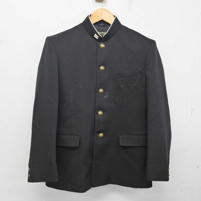 【中古】岩手県 奥州市立水沢中学校 男子制服 2点 (学ラン・ズボン) sf080021