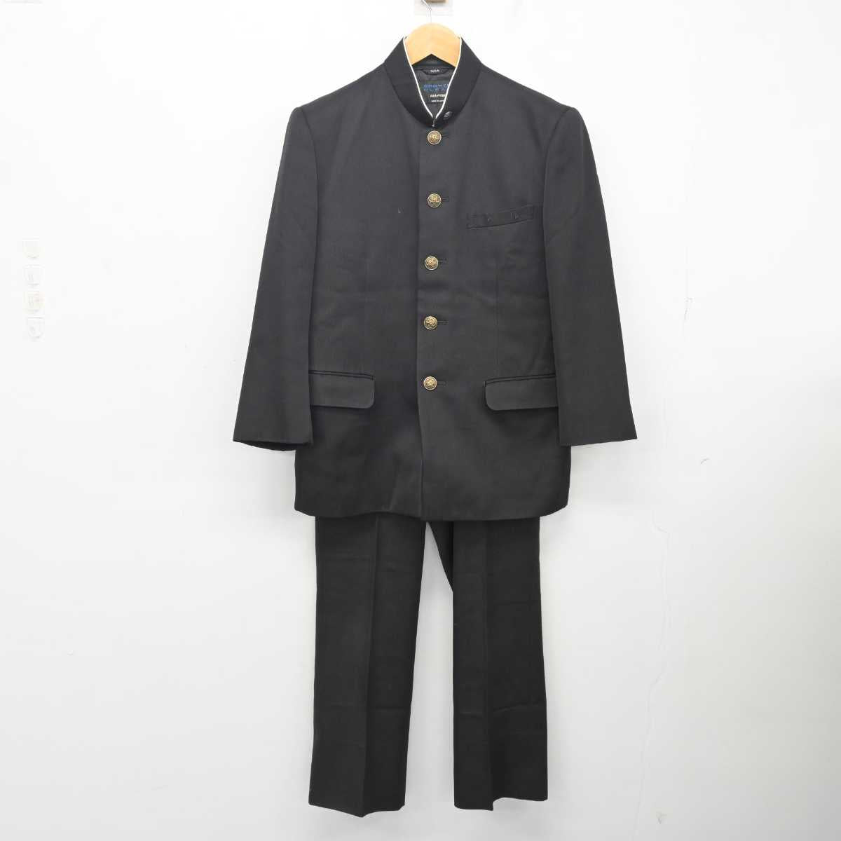 【中古】鹿児島県 加世田中学校 男子制服 4点 (学ラン・ズボン) sf080022