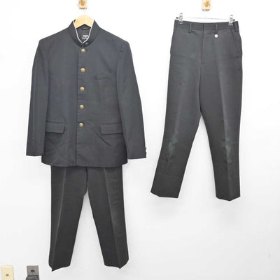 【中古】鹿児島県 加世田中学校 男子制服 6点 (学ラン・ズボン・ズボン) sf080023