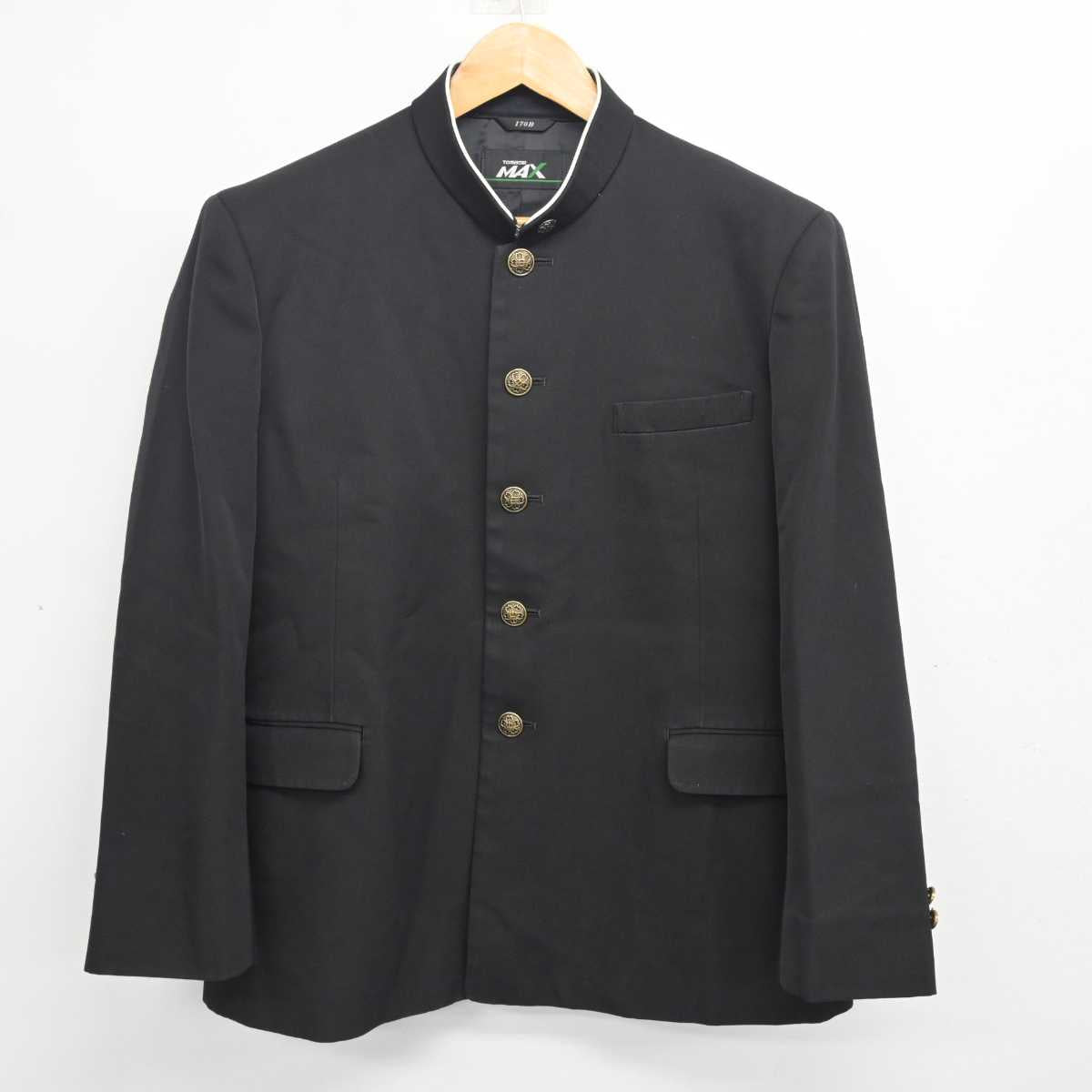 【中古】鹿児島県 加世田中学校 男子制服 2点 (学ラン・ズボン) sf080024