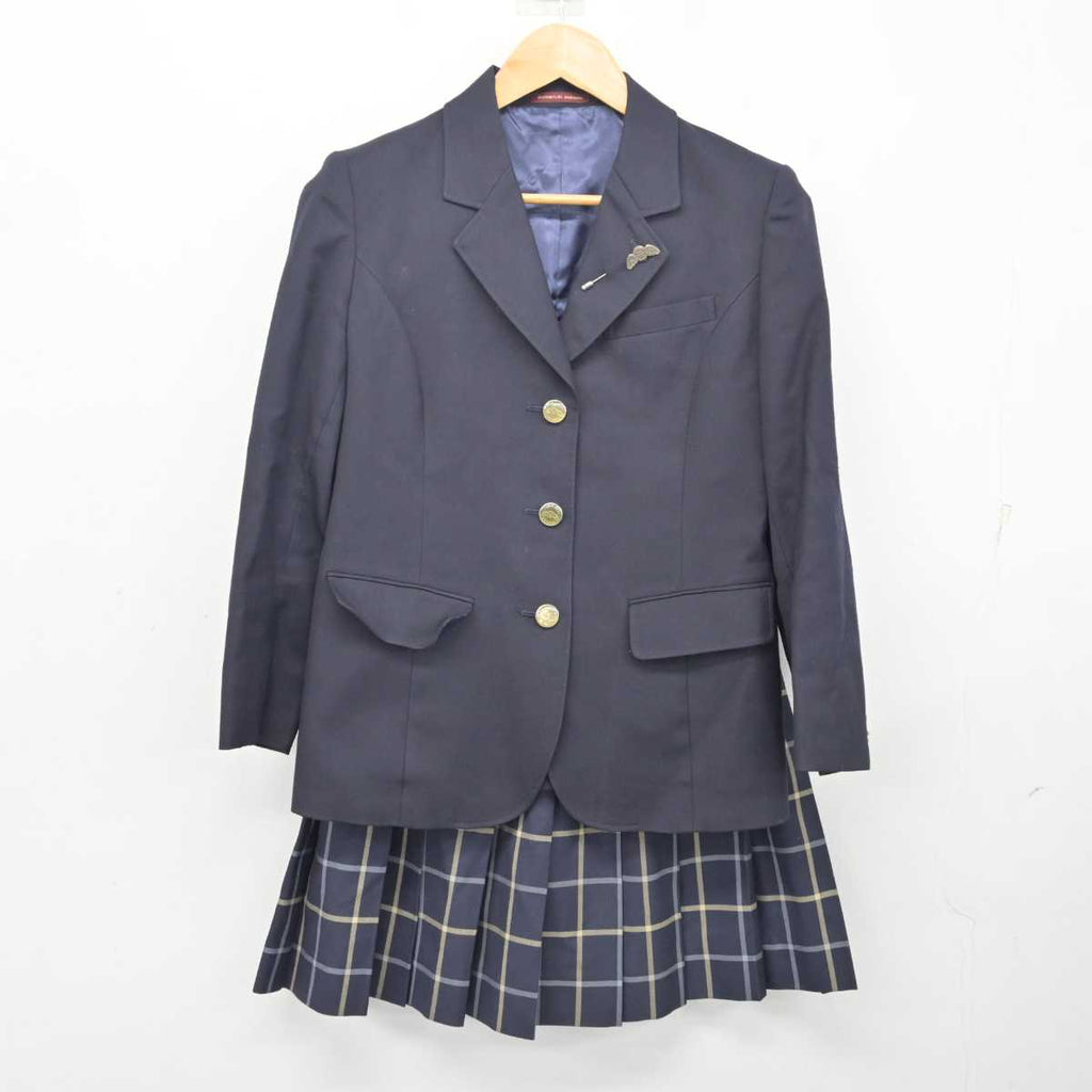 【中古・フルオーダー品】くじびきアンバランス　制服　女性Sサイズ相当 中古】群馬県 高崎商科大学附属高等学校 女子制服 3点 (ブレザー