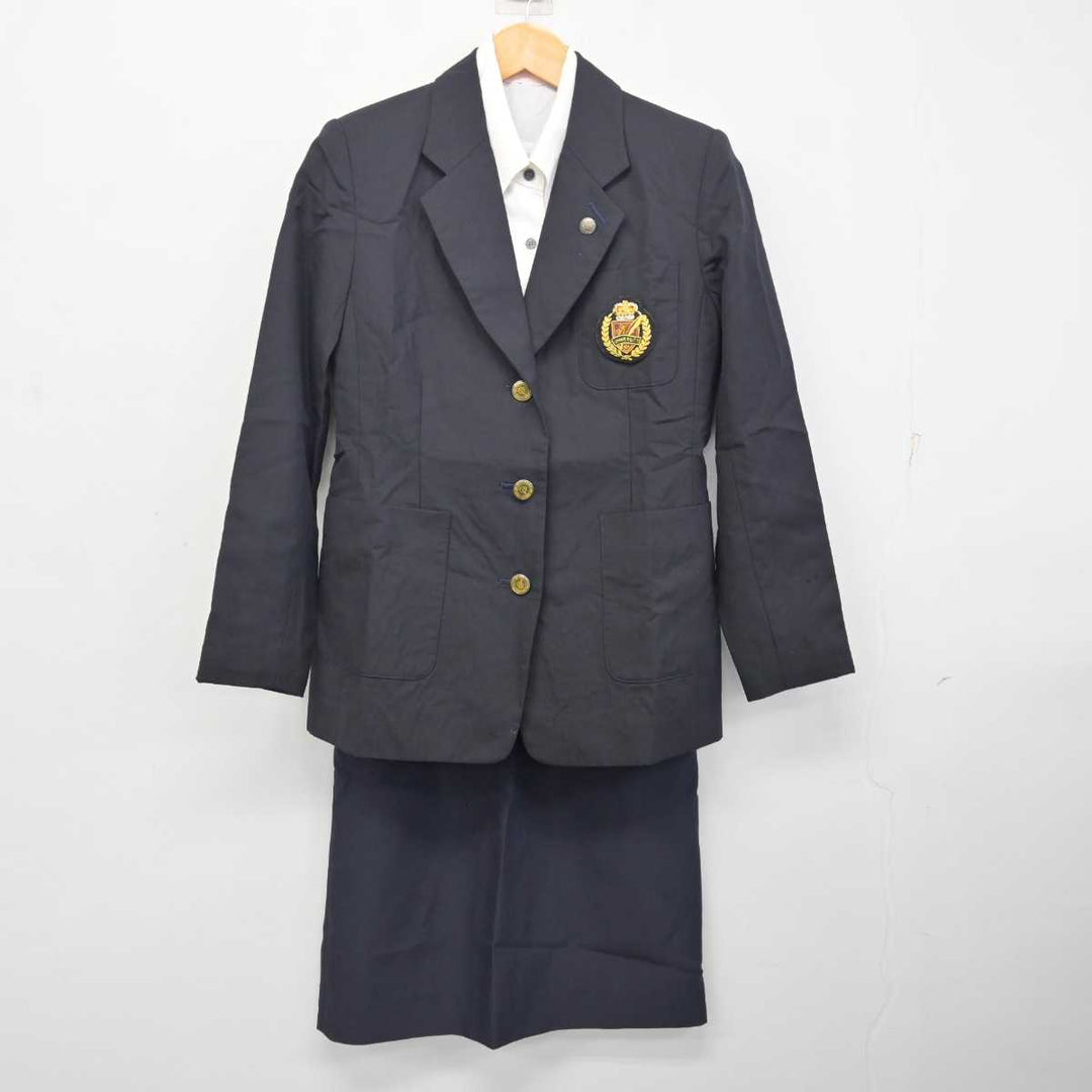 中古】兵庫県 神戸女子大学 女子制服 4点 (ブレザー・シャツ・スカート) sf080065 | 中古制服通販パレイド