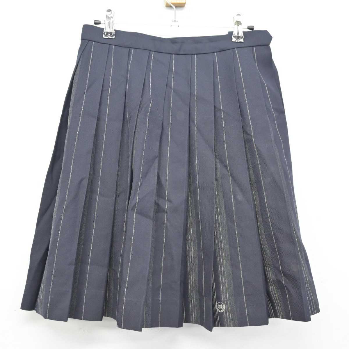 【中古】大阪府 大阪体育大学浪商高等学校 女子制服 3点 (ブレザー・ニットベスト・スカート) sf080073