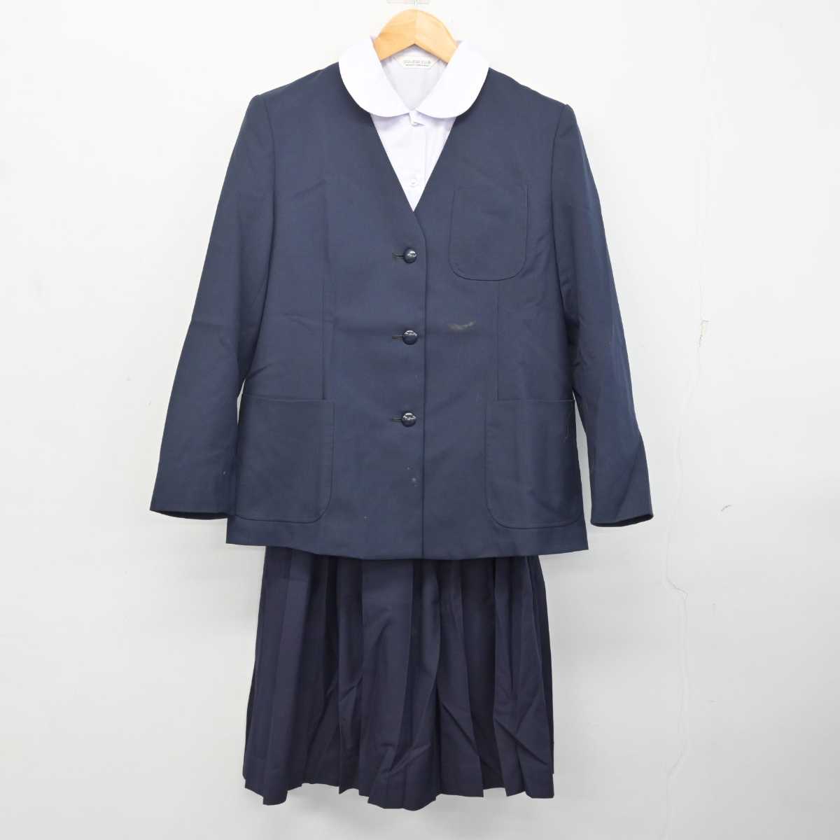 【中古】東京都 石川台中学校/旧制服 女子制服 3点 (ブレザー・シャツ・スカート) sf080076