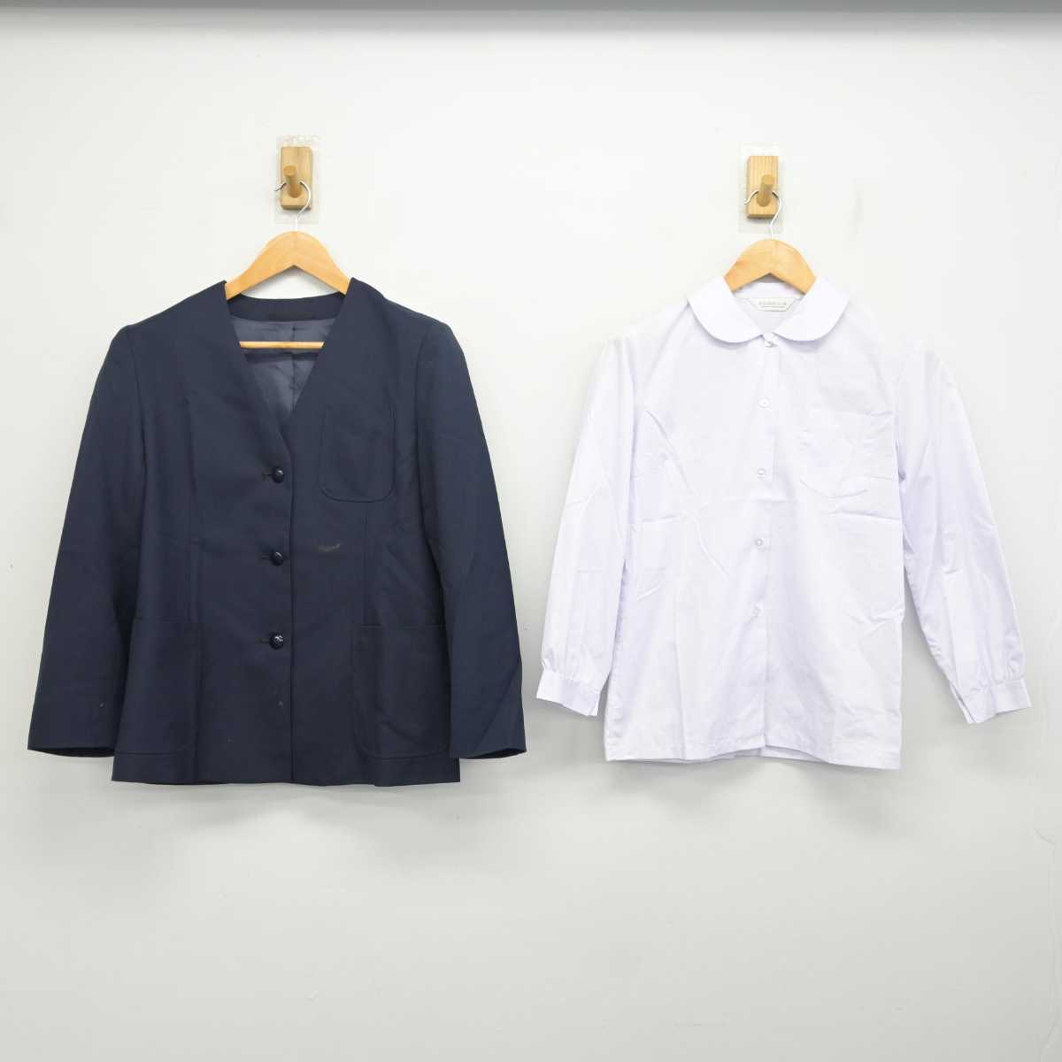 【中古】東京都 石川台中学校/旧制服 女子制服 3点 (ブレザー・シャツ・スカート) sf080076