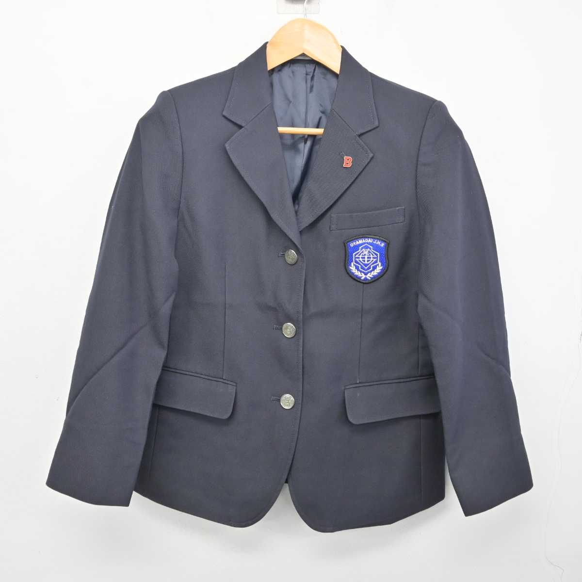 【中古】東京都 尾山台中学校 女子制服 3点 (ブレザー・スカート) sf080089