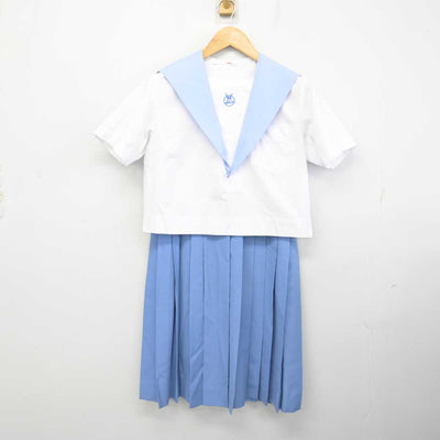 【中古】千葉県 富里北中学校 女子制服 2点 (セーラー服・スカート) sf080100