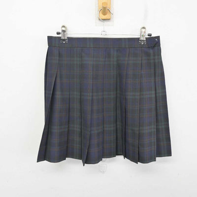 【中古】千葉県 四街道高等学校 女子制服 2点 (ニットベスト・スカート) sf080103