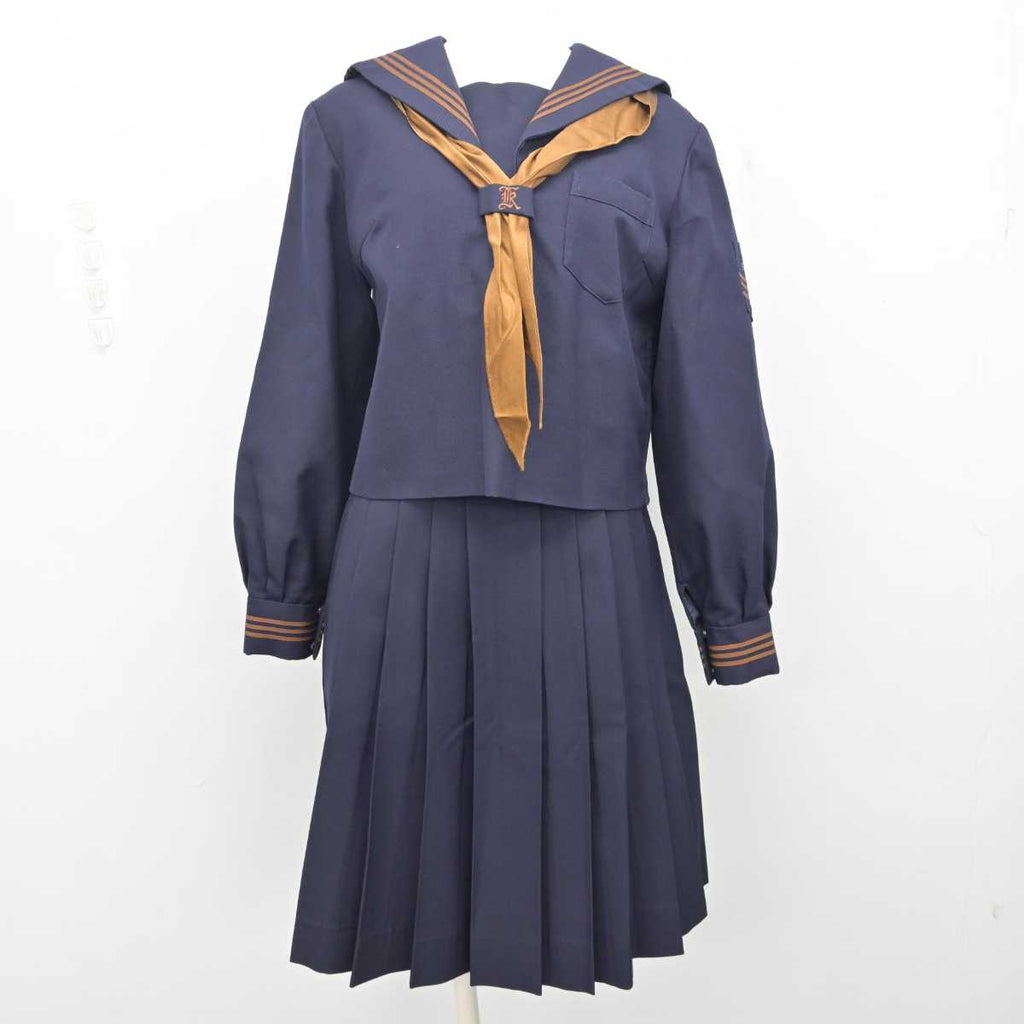 中古】東京都 関東国際高等学校 女子制服 3点 (セーラー服 中古】東京都 関東国際高等学校 女子制服 3点 (セーラー服
