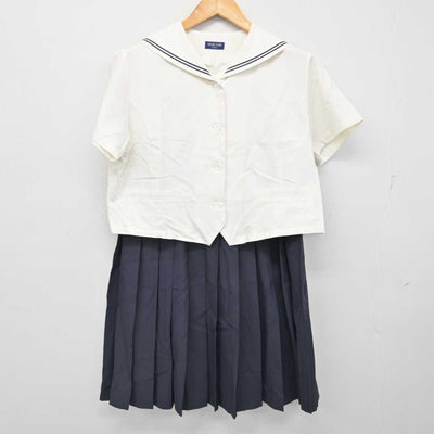 【中古】愛知県 桜花学園高等学校 女子制服 2点 (セーラー服・スカート) sf080158