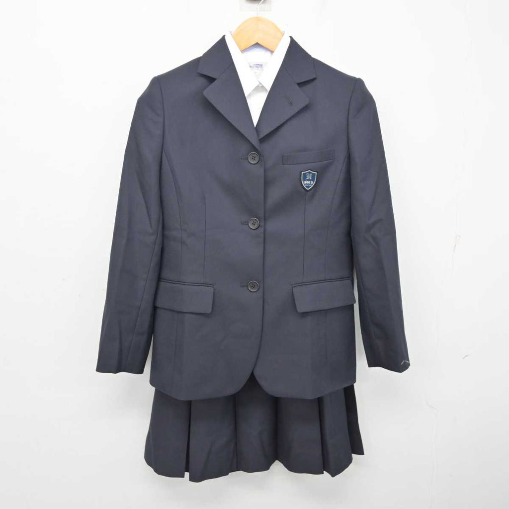 【中古】京都府 龍谷大学付属平安中学校 女子制服 3点 (ブレザー・シャツ・スカート) sf080175 | 中古制服通販パレイド