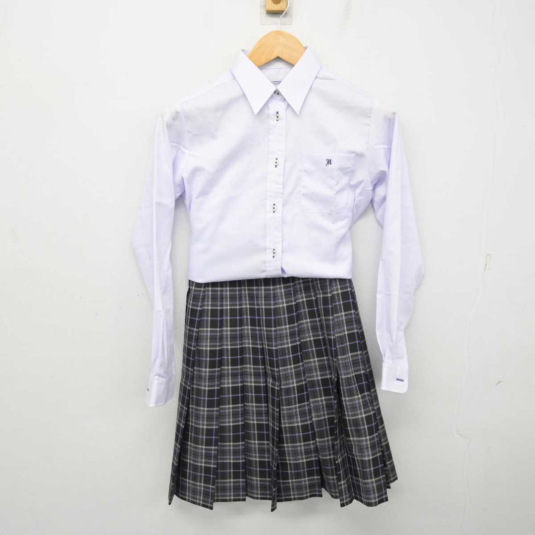 中古】京都府 龍谷大学付属平安高等学校 女子制服 3点 (ニット