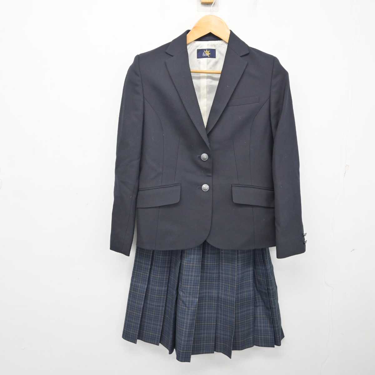 【中古】愛知県 甚目寺南中学校 女子制服 3点 (ブレザー・スカート) sf080202