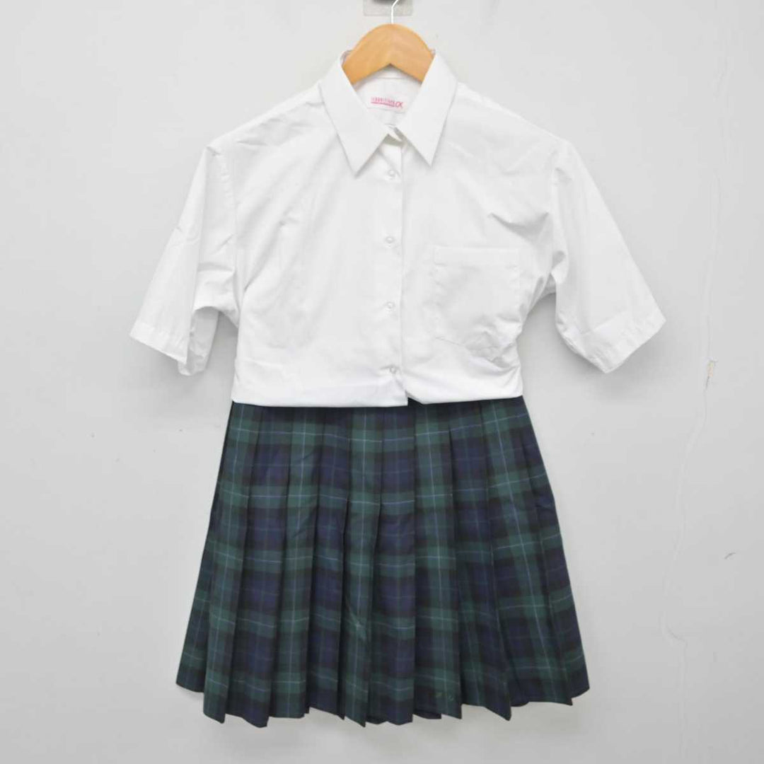 【中古】埼玉県 本庄第一高等学校 女子制服 3点 (ニットベスト・シャツ・スカート) sf080208