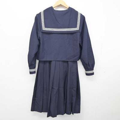 【中古】千葉県 東部中学校 女子制服 4点 (セーラー服・スカート・スカート) sf080216