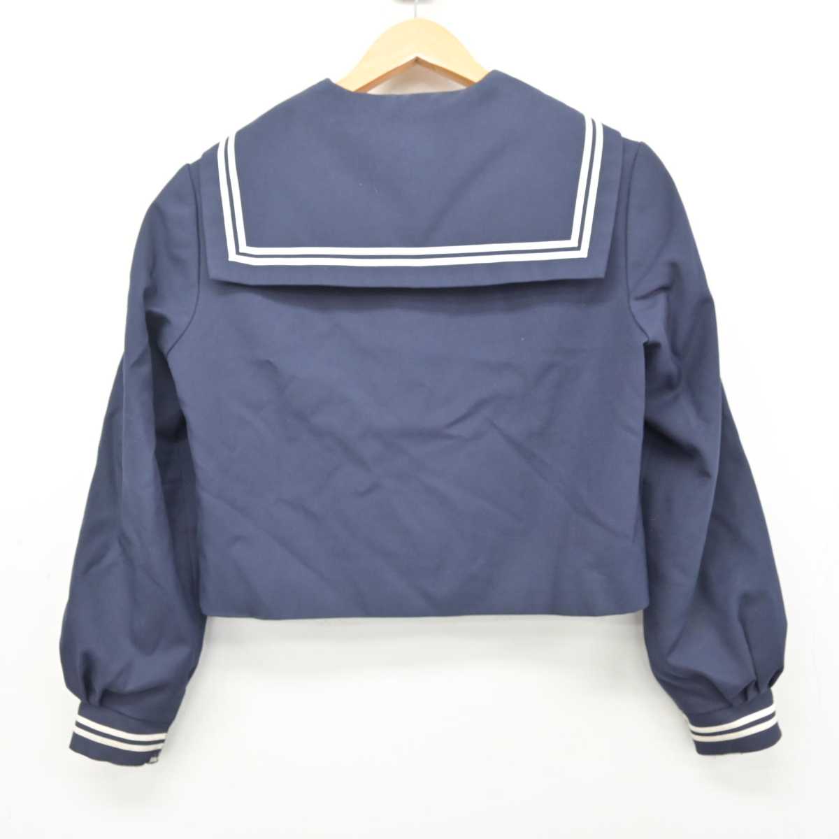 【中古】広島県 久保中学校 女子制服 2点 (セーラー服) sf080235