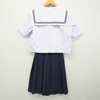 【中古】広島県 久保中学校 女子制服 3点 (セーラー服・スカート) sf080236