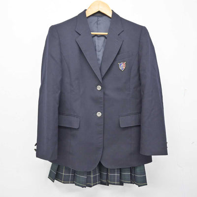 【中古】神奈川県 学校法人向上学園 向上高等学校 女子制服 3点 (ブレザー・ニット・スカート) sf080259