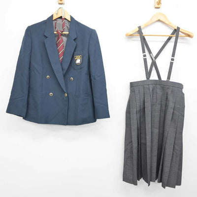 【中古】熊本県 桜木中学校 女子制服 3点 (ブレザー・スカート) sf080262