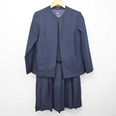 【中古】埼玉県 谷塚中学校 女子制服 2点 (ブレザー・ジャンパースカート) sf080276