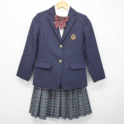 【中古】宮崎県 宮崎日本大学中学校/旧制服 女子制服 4点 (ブレザー・シャツ・スカート) sf080280