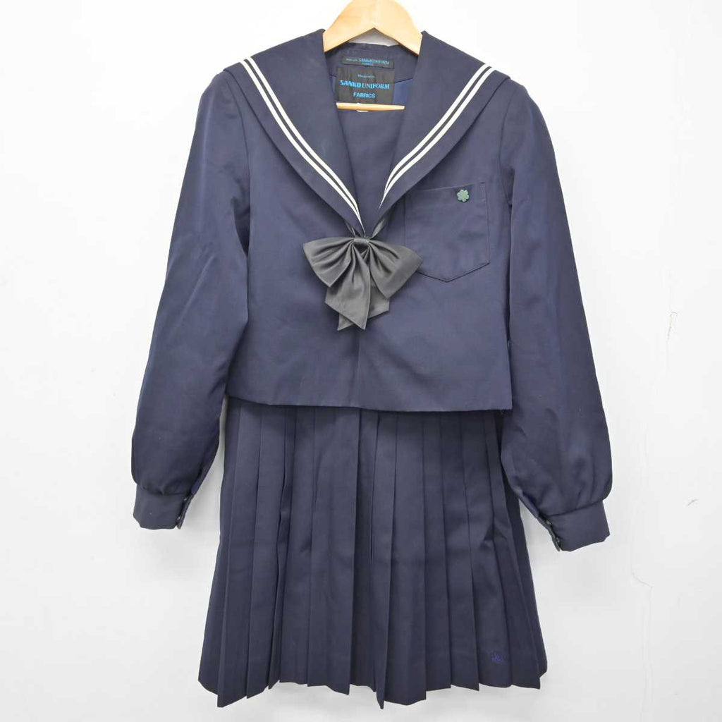 【中古】愛知県 中村高等学校 女子制服 4点 (セーラー服・スカート) sf080286