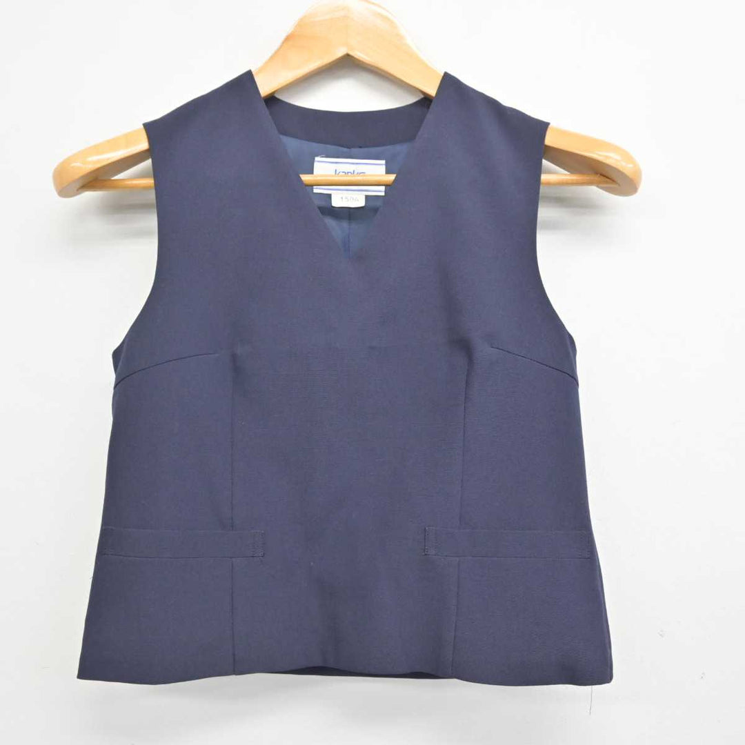 【中古】富山県 新庄中学校 女子制服 3点 (ベスト・スカート) sf080331