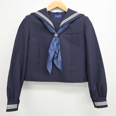 【中古】千葉県 松戸市立第一中学校 女子制服 4点 (セーラー服・スカート) sf080337