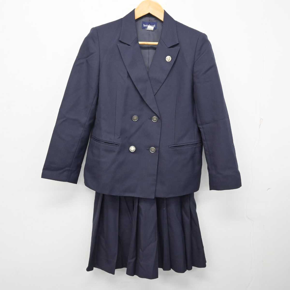 【中古】大阪府 吹田東高等学校 女子制服 4点 (ブレザー・スカート) sf080340