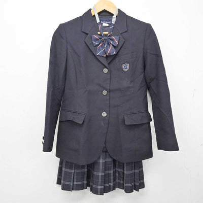 【中古】神奈川県 平塚湘風高等学校 女子制服 3点 (ブレザー・スカート) sf080341