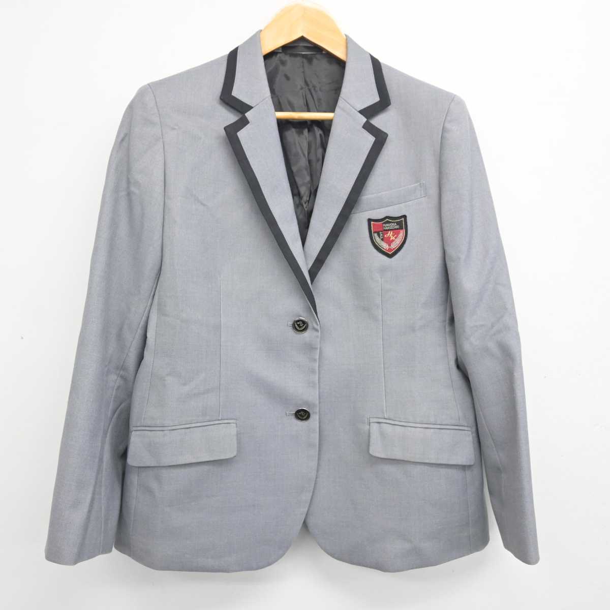 【中古】福岡県 箱崎中学校 女子制服 2点 (ブレザー・スカート) sf080342