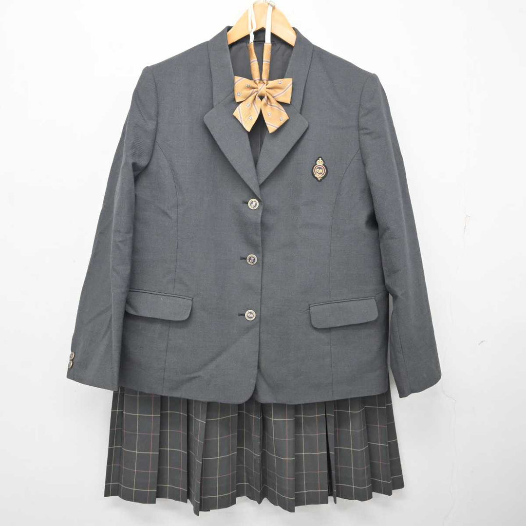 【中古】北海道 北海道恵庭南高等学校 女子制服 4点 (ブレザー・ニットベスト・スカート) sf080357 | 中古制服通販パレイド