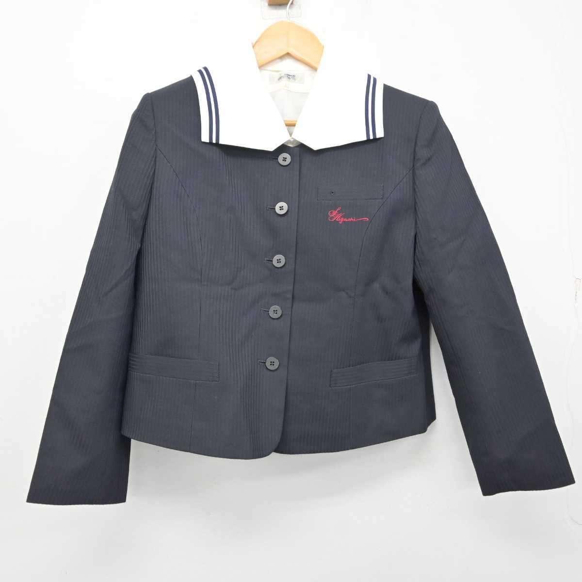 【中古】埼玉県 栄東中学・高等学校 女子制服 2点 (ブレザー・セーラー服) sf080375