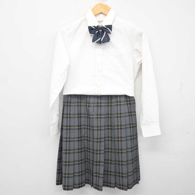 【中古】埼玉県 栄東中学・高等学校 女子制服 3点 (シャツ・スカート) sf080379